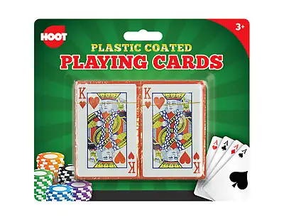 £2.48 • Buy 2 Pack Playing Cards Plastic Coated Traditional Deck Poker Game Snap Go-Fish