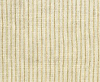 ANDREW MARTIN CURTAIN FABRIC DESIGN Picket 2.6 METRES HONEY LINEN BLEND • $95.43