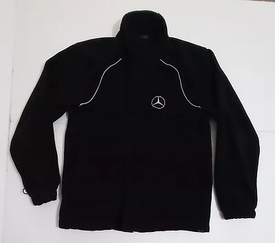 Mercedes Jacket Licensed By Daimler AG DresGuard Full Zip Black Fleece Employee • $55