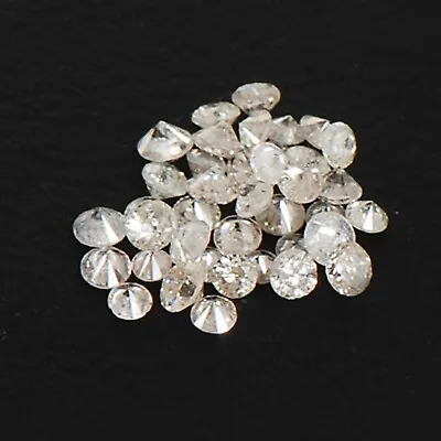 0.60Ct Clarity-SI2-I2 Round Shape 100% Certified Natural White Loose Diamond Lot • $170