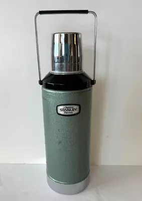 Vtg Stanley Aladdin Stainless Steel 2 Quart Vacuum Bottle Thermos AD945DH • $22.99