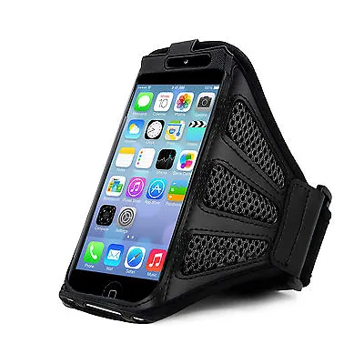IPhone 5 Strong ArmBand Black Cover For SPORTS GYM BIKE CYCLE JOGGING RUNNING • £2.98