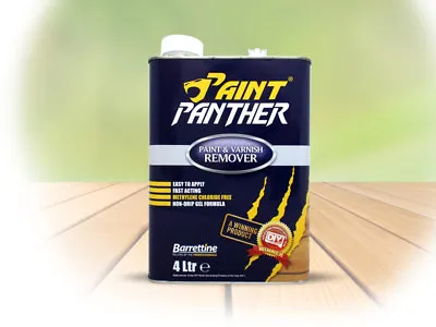 £8.30 • Buy Barrettine Paint Panther Paint Varnish Remover Stripper 250ml/500ml/1l/2.5l/4l