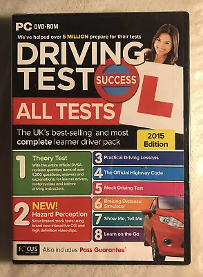 £6.40 • Buy Latest Driving Theory Test / All Tests & Hazard Perception PC DVD NEW