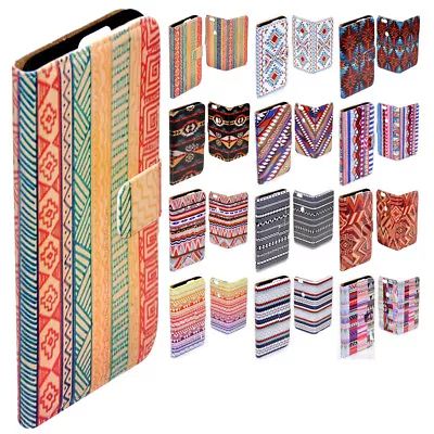 $13.98 • Buy For Sony Xperia Series Navajo Tribal Theme Print Wallet Mobile Phone Case Cover