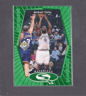 1998-99 UD Choice StarQuest Green #SQ6 Michael Finley • $1.24
