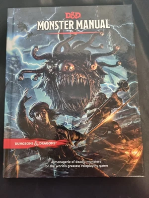 $50 • Buy Dungeons And Dragons: D &D Monster Manual Hard Cover