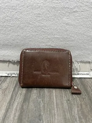Visconti Leather Zip Coin Wallet Pouch Purse • $9