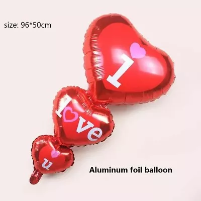 Large I LOVE YOU Foil Balloon Party Supplies Valentine's Day Wedding Decoration • $3.99