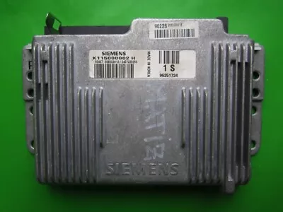 ECU Engine Control Unit Daewoo Matiz 0.8 K115000002H 96351734 1S • £36.99