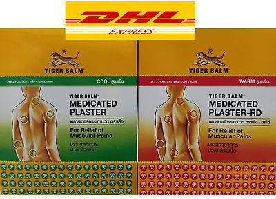 Tiger Balm Plaster Relief Pain Medicated Back Patches Neck Muscle Cool Warm Box • $99.99