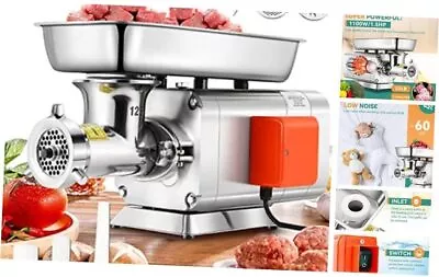  1.5HP Commercial Meat Grinder Industrial Meat Grinding Machine Heavy Duty  • $928.32