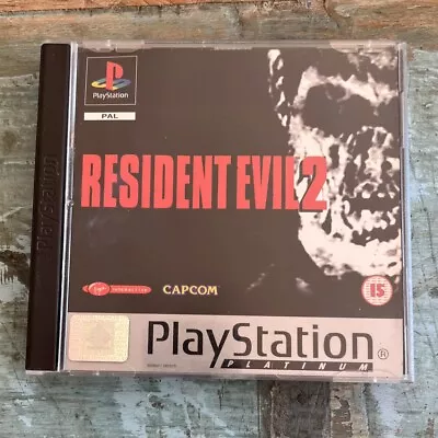 Resident Evil 2 PlayStation One PS1 PAL 2 Disc Set Complete With Manual • $89