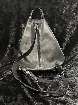 Vera Pelle Genuine Soft Italian High Fashion Leather Purse Bag Made In ITALY • $26.97