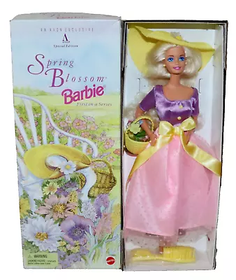Spring Blossom Barbie 1st In Series SE 1995 Blonde In Original Box #15201 Avon • $20.50