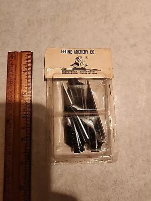 Vintage Three Pack Of Feline Archery Co. Broadheads Greensburg Pennsylvania • $35.95