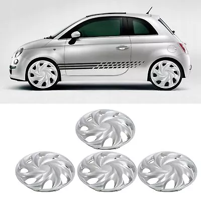 *^ 4 Pcs 13 Inch Wheel Hubcap Covers Silver Wheels Rim Cover Hub Caps For Cars • $106.72