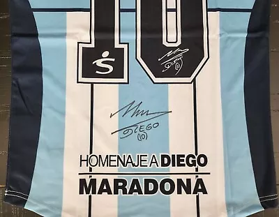 Diego Maradona Personally Hand Signed 2001 Commomerative  Jersey+ Coa • $1850