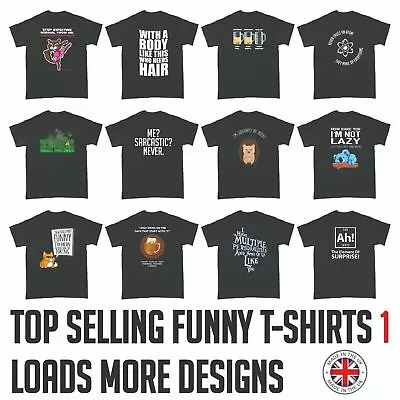 £8.50 • Buy Mens Funny T-Shirts Novelty T Shirts Joke T-shirt Clothing Birthday Tee Gift 1