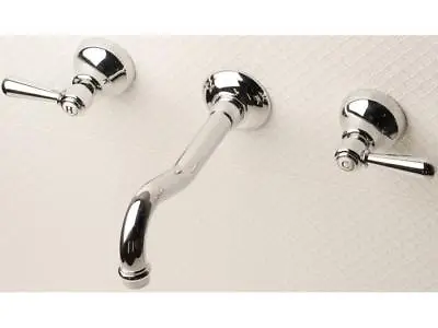 Nicolazzi CLASSIC PROVINCIAL WALL BASIN SET Lever Handle CHROME- 185mm Or 245mm • $1090.95