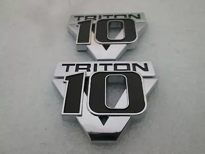 Pair Ford V10 Triton Super Duty F250 F350 F450 Emblem Badge New • $25.99