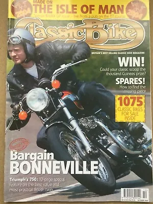 Classic Bike Magazine - October 2004 - Guzzi T3 Boinneville Thunderbird R100S • £7.49