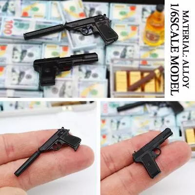 1/6 Gun Model 4D Assembling Pistol Model For 12  Action Figure Toy • £1.72