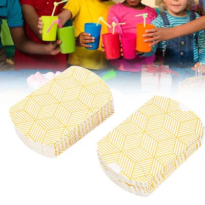 $12.89 • Buy 50pcs Paper Pillow Candy Box Wedding Gift Candy Box Party Birthday Supply