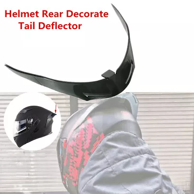 Motorcycle ATV Riding Helmet Rear Tail Deflector Cover Full Face Racing Decorate • $18.32