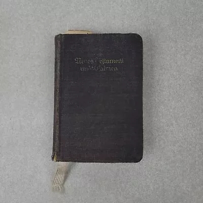1950 Vintage German New Testament & Psalms Miniature W/ Maps & Reading Plan • $9.50