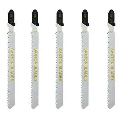 5 X Saxton Jigsaw Blades Wood T101BR Fit Bosch Dewalt Hitachi Makita Festool • £2.99