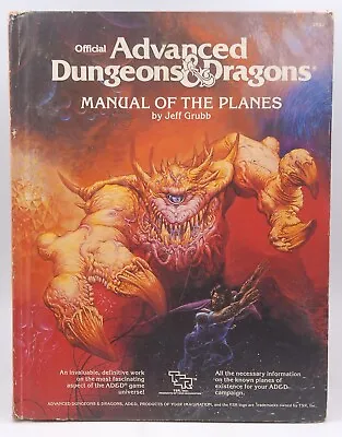 AD&D Manual Of The Planes Jeff Grubb  TSR • $93.60
