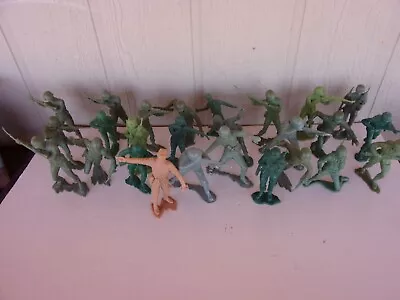 6  Tall Marx Plastic Wwii Armymen-26 Figures • $19.50