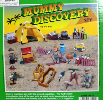 Mighty World Mummy Discovery Set. Complete 65 Pieces • $26.99