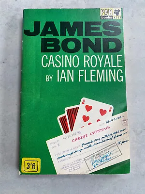 Casino Royale FIRST EDITION 1st/23rd 1965 HAWKEY Pan Ian Fleming James Bond 007 • £20