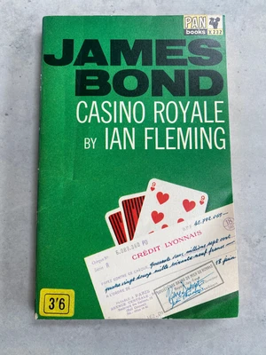 Casino Royale FIRST EDITION 1st/23rd 1965 HAWKEY Pan Ian Fleming James Bond 007 • £20