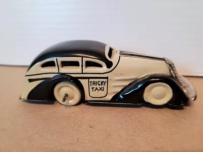 Very Nice Vintage 1930's Marx Tin Litho Wind Up Tricky Taxi • $94.46