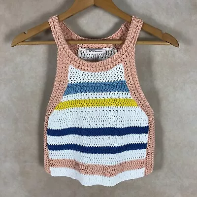 BCBGENERATION Crochet Striped Crop Top NWT XXS • $13.50