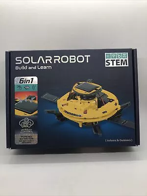 Solar Robot STEM Kit 6 In 1 Build And Learn Set New In Box Kid's Educational Toy • $12.99