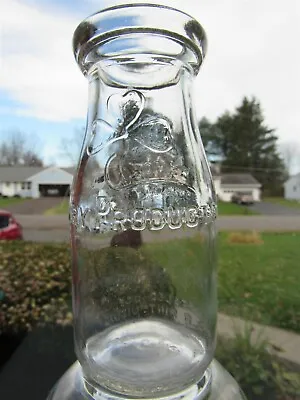 TREHP Milk Bottle Clover Brand Dairy Product Roanoke VA ROANOKE CO 3-Leaf Clover • $14.99