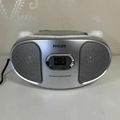 Philips Sound Machine AZ105S CD Player FM Radio - Fully Tested & Working • £19.99