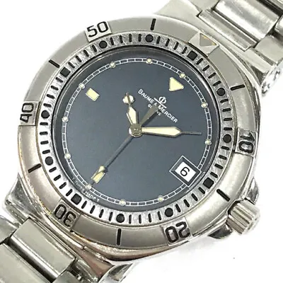 Baume & Mercier MV04FO29 Vintage Formula S Men's Quartz Watch - Gray Dial • $300