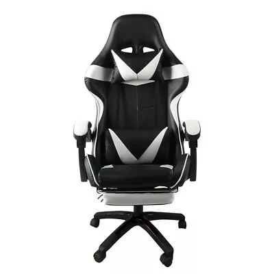 Gaming Chair Office Executive Computer Chairs Racing Footrest Racer • $119.98