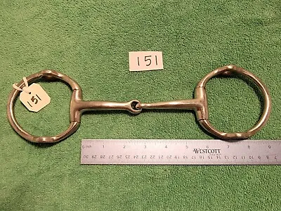 Horse Bit English Egg Butt Cheltingham Gag New Stainless Steel 5 1/2 In Mouth 3 • $75