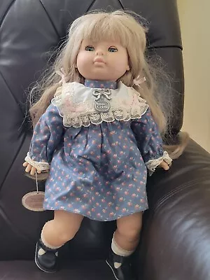 Zapf Limited Doll 18  Colette Denise 50/18 Made In Germany Blonde Hair Blue Eyes • $35