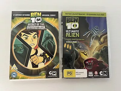 Ben 10 - Ultimate Alien : Vol 1 & Secret Of The Omnitrix-  DVD Bundle Region 4 • $16.95