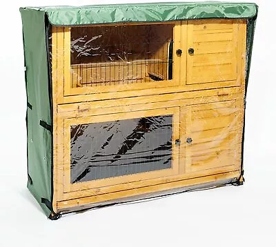 RHL Double Tier Rain Cover For Rabbit Hutch Run Covers Pet Hutches Ferret Cages • £24.99