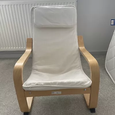 IKEA Kids Poang  Chair. Cream • £25.50