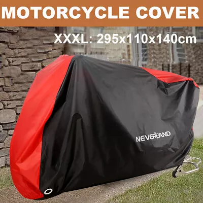 XXXL Motorcycle Cover Waterproof For Winter Outside Storage Dust Rain Protector • $21.79