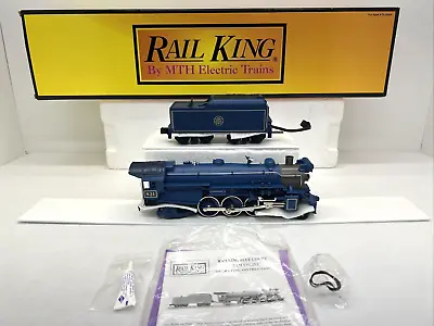 MTH RailKing 30-1172-1 Jersey Central Blue Comet 4-6-2 Steam PS.2 O New BCR #831 • $499.99